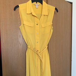 Yellow Banana Republic Size 4 Dress